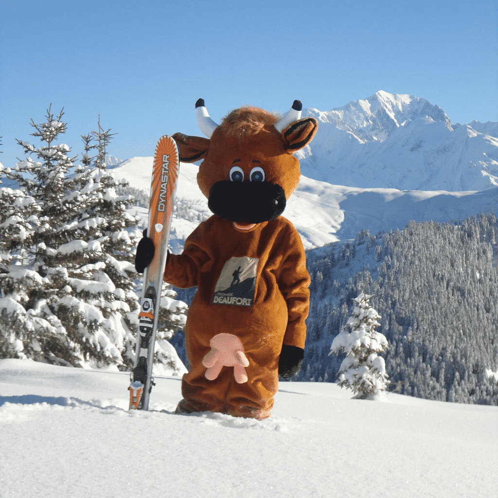 Beaufortine en haut des montagnes